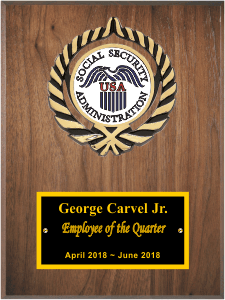 6X8 Group A Plaque Style