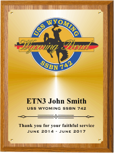 6X8 Group C Style Plaque