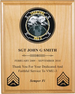 9 X 12 USMC Color-Laser Sample